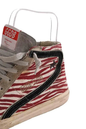 Baskets Golden Goose Rouge en Tissu
