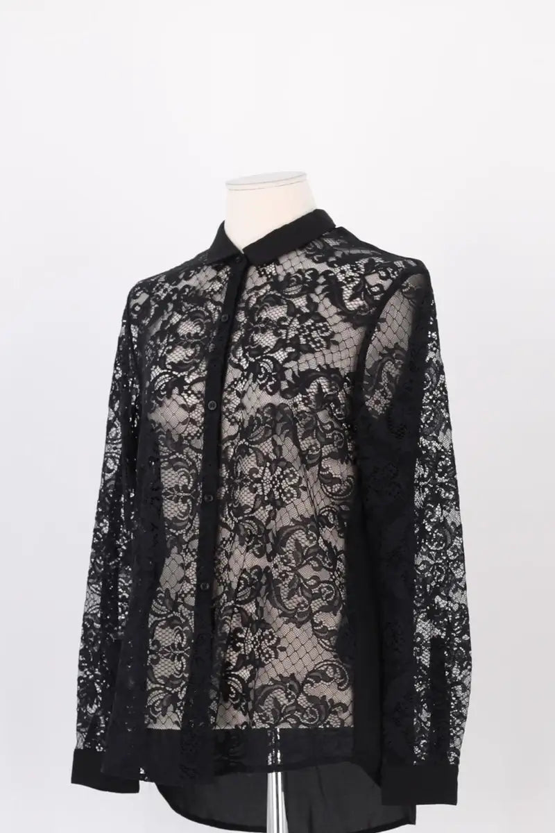 Chemise The Kooples Noir en Coton