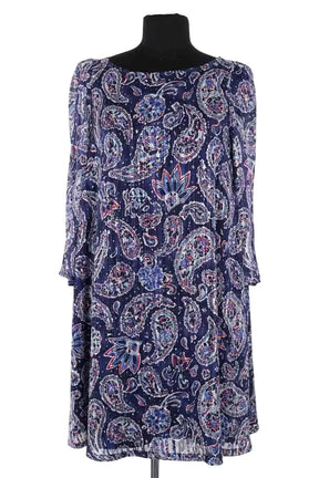 Robe Claudie Pierlot Bleu en Synthétique, taille S - Seconde Main