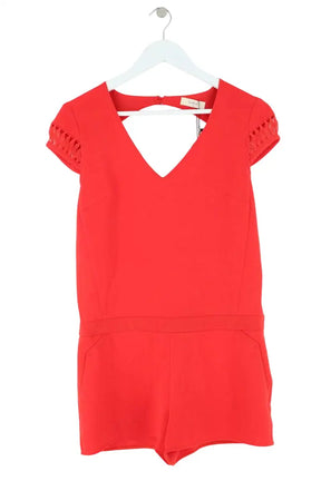 Combishort Ba&Sh Rouge en Synthétique, taille S - Seconde Main