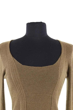 Top Prada Kaki en Cachemire