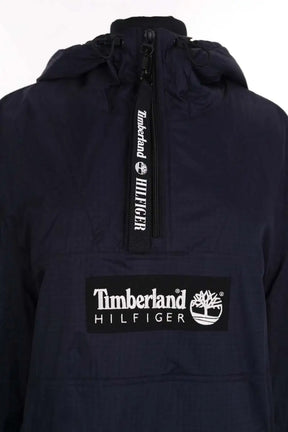 Veste Tommy Hilfiger Pop over jacket Bleu en Synthétique