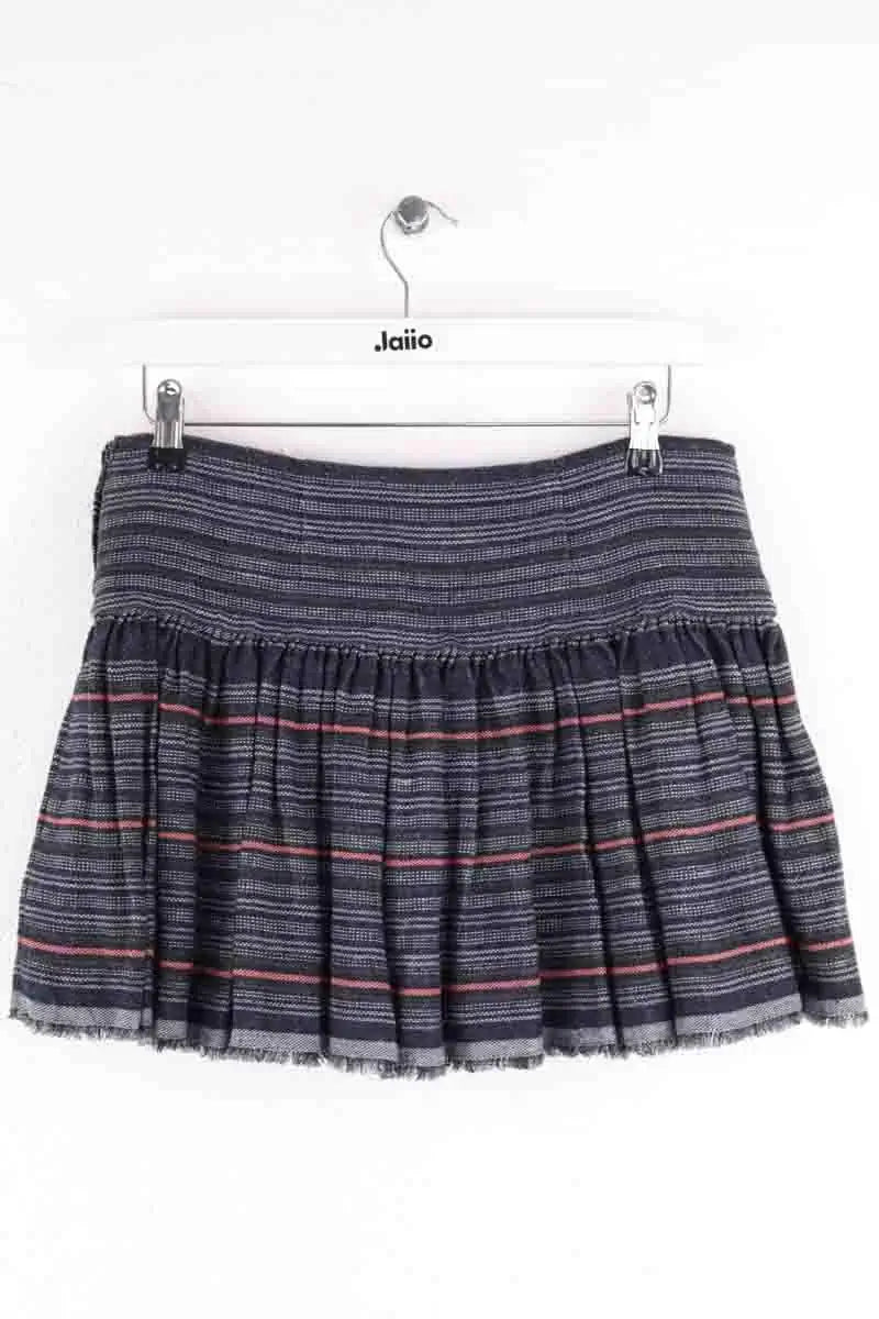 Mini jupe Isabel Marant Gris en Lin