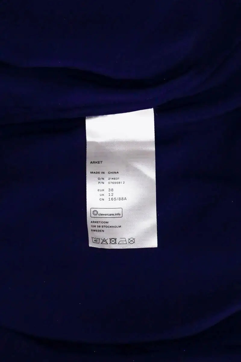 Blouse Arket Violet en Synthétique