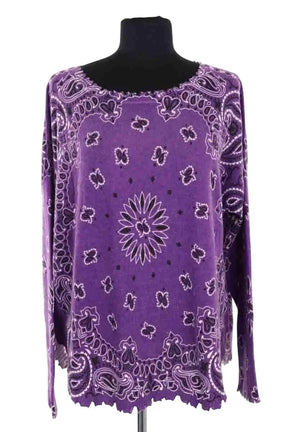 Pull Kujten Violet en Cachemire, taille L - Seconde Main