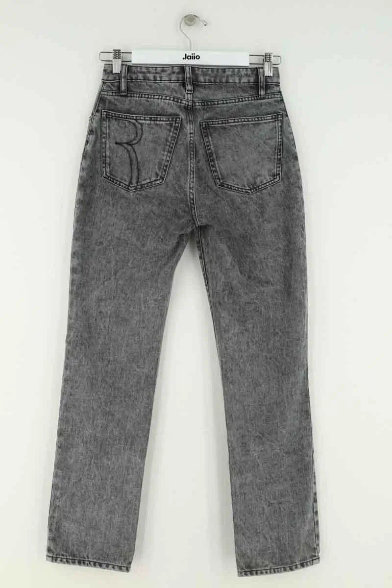 Jean droit Rouje Anthracite en Coton
