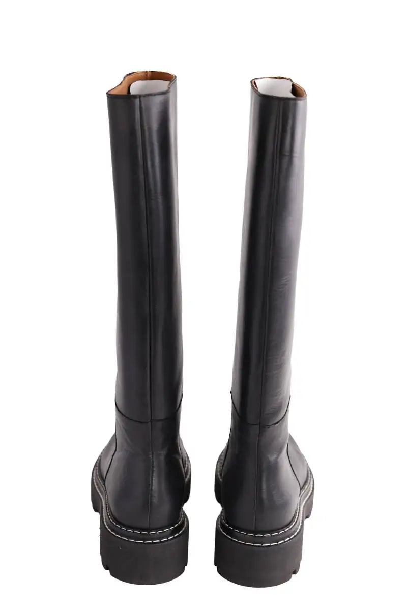 Bottes LK Bennett Julia Noir en Cuir