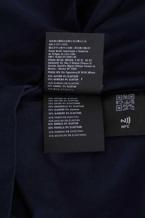 T-shirt Prada Gris en Coton