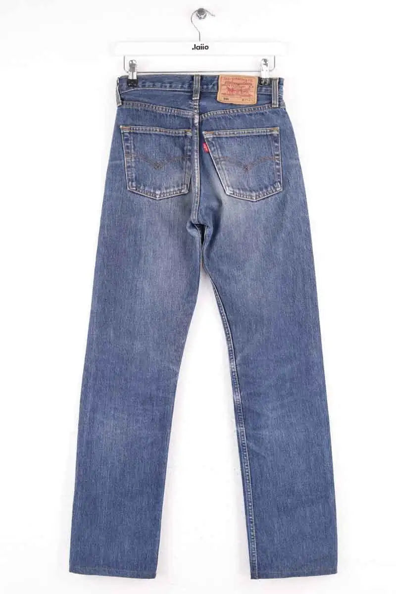 Jean droit Levi's 501 Bleu en Coton