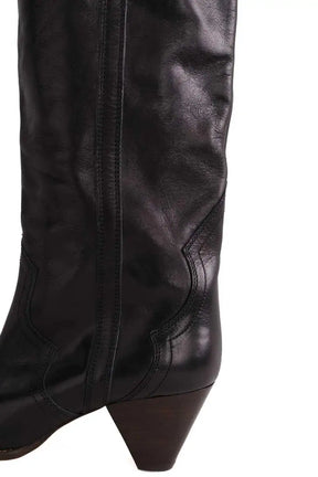 Bottes western Isabel Marant Noir en Cuir