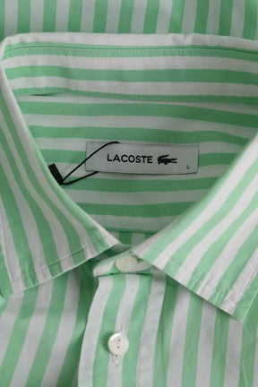 Chemise Lacoste Vert en Coton