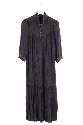 Robe Raquel Allegra Noir en Coton, taille XS - Seconde Main