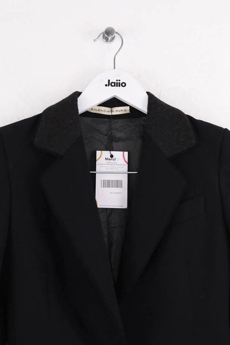 Blazer Balenciaga Noir en Laine