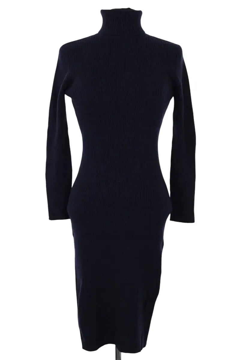 Robe Max & Moi Bleu en Cachemire, taille M - Seconde Main