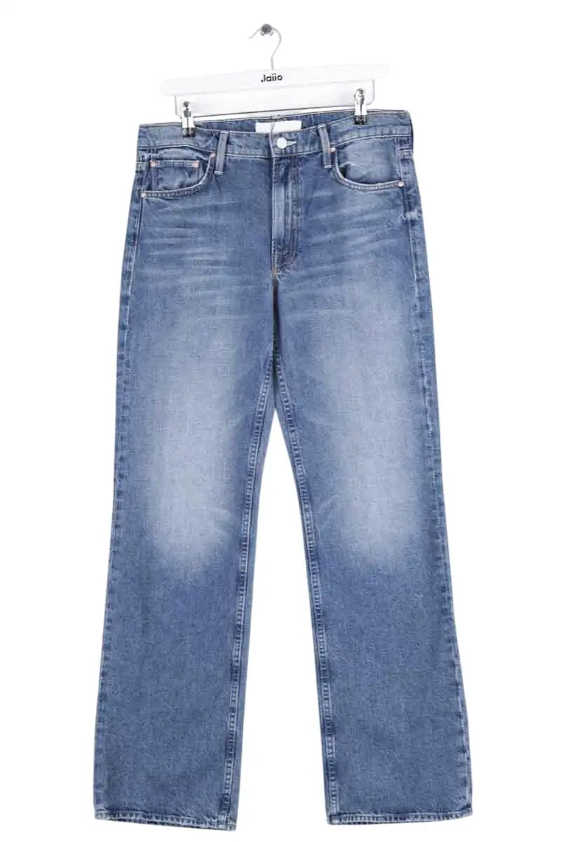 Jean droit Mother The Reifler Early Blue Bleu en Coton, taille L - Seconde Main