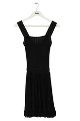 Robe Alaïa Noir en Viscose, taille M - Seconde Main