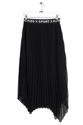Jupe The Kooples Noir en Synthétique, taille S - Seconde Main