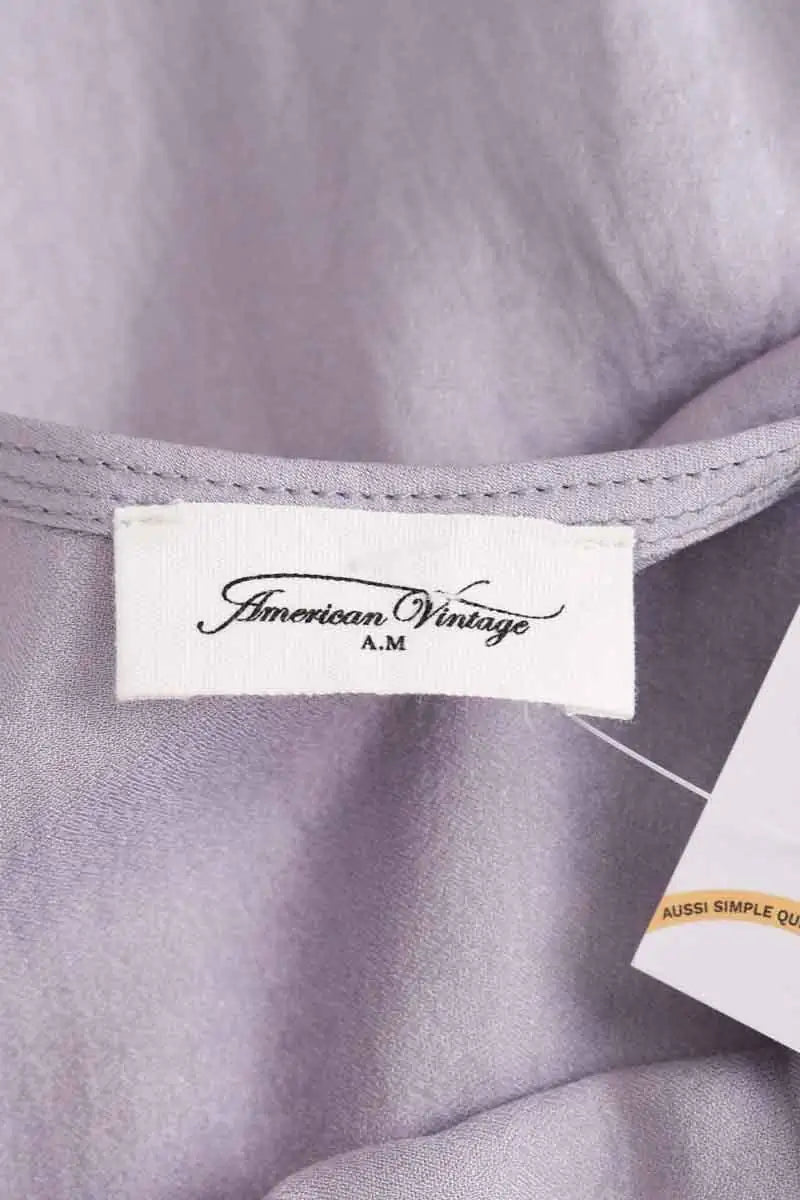 Robe American Vintage Gris en Synthétique