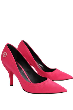 Talons Louis Vuitton Rose en Tissu