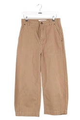 Jean large Max Mara Beige en Coton, taille M - Seconde Main
