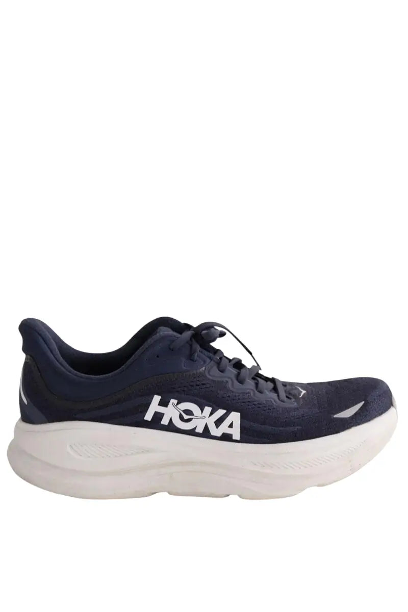 Baskets Hoka Bleu en Cuir, taille 46 - Seconde Main