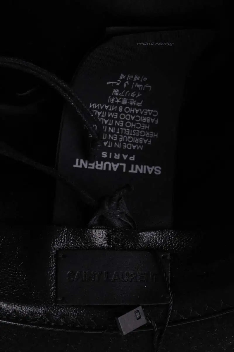Chapeau Yves Saint Laurent Noir en Laine