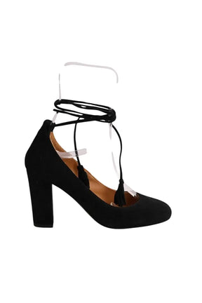 Talons Sézane Noir en Daim, taille 36 - Seconde Main