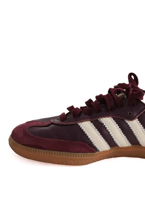 Baskets Adidas Samba Bordeaux en Cuir
