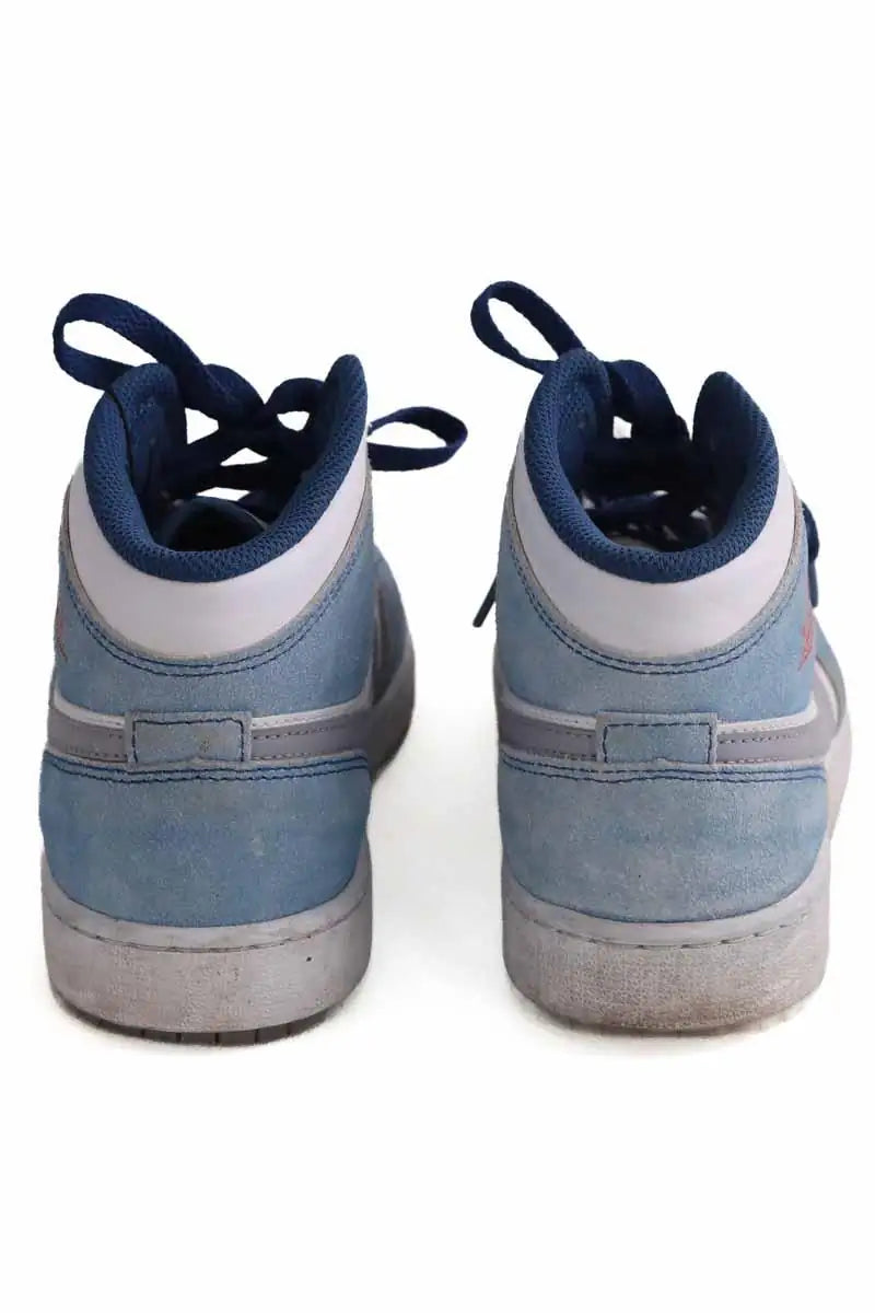 Baskets Nike Bleu en Cuir