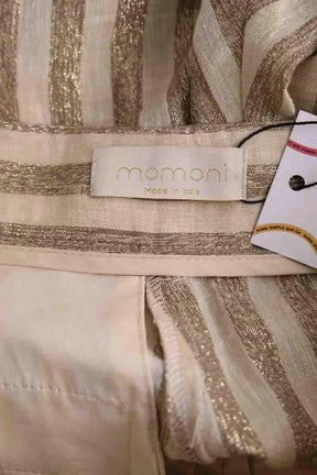 Pantalon large Momoni Doré en Lin