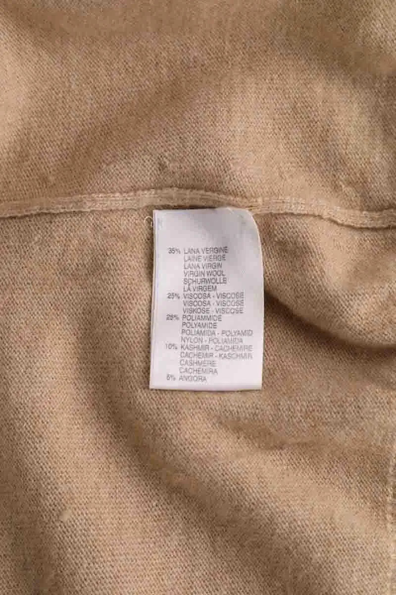 Top Valentino Camel en Laine