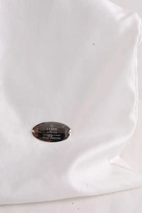 Sac à bandoulière Fendi Peekaboo Medium Blanc en Cuir