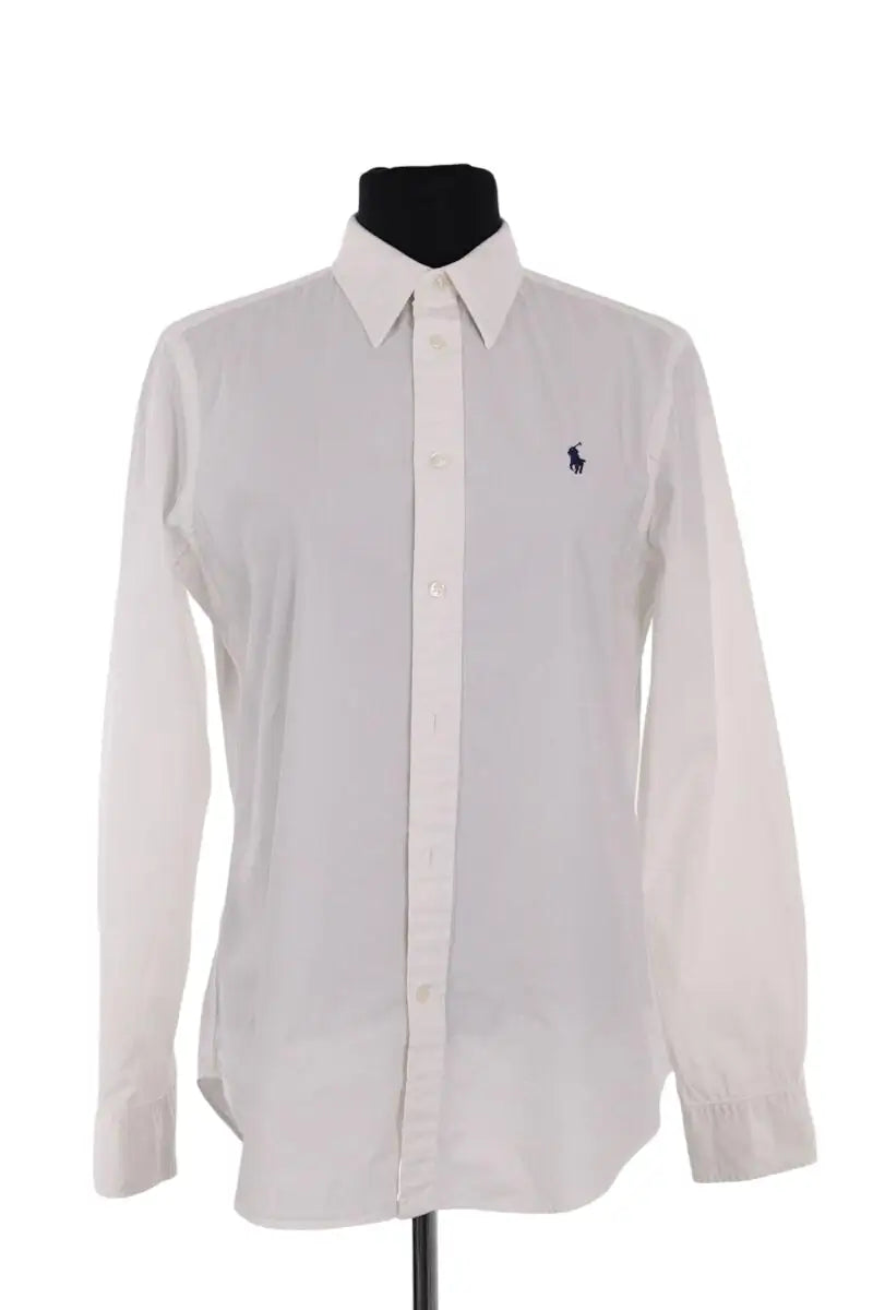 Chemise Ralph Lauren Blanc en Coton, taille L - Seconde Main