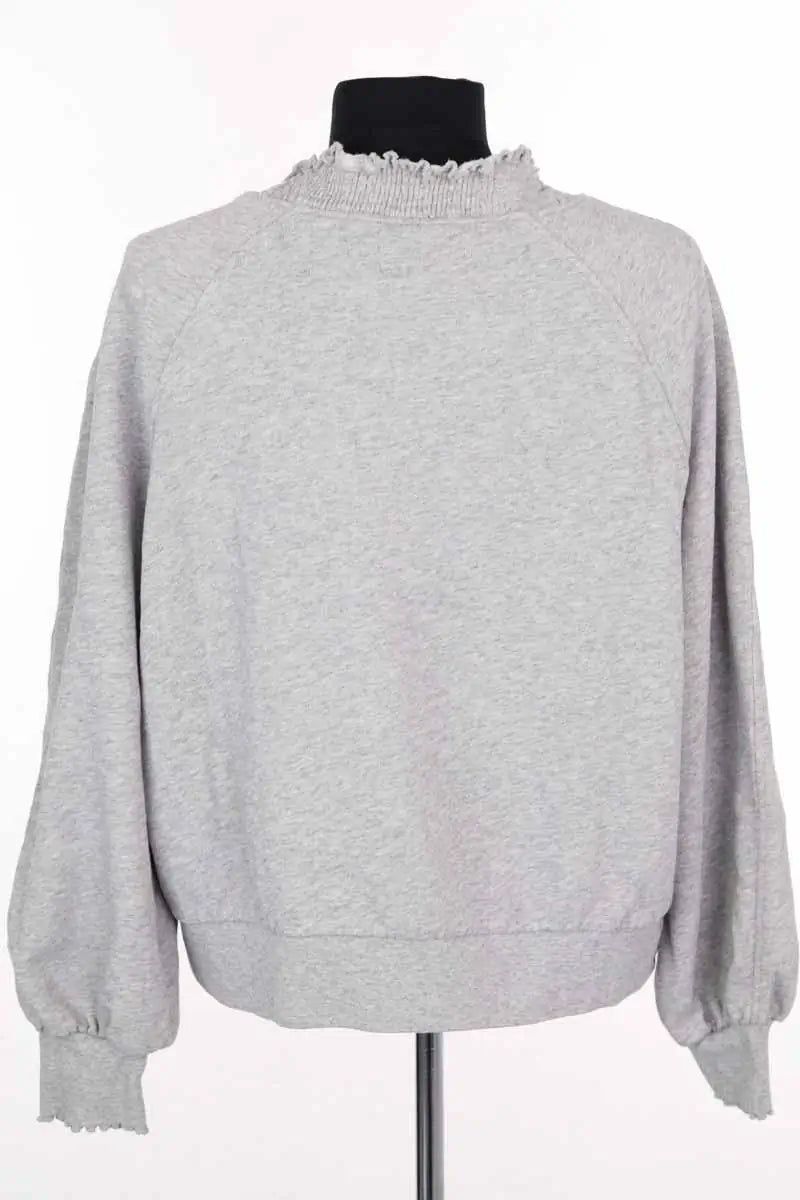 Sweatshirt Des Petits Hauts Gris en Coton