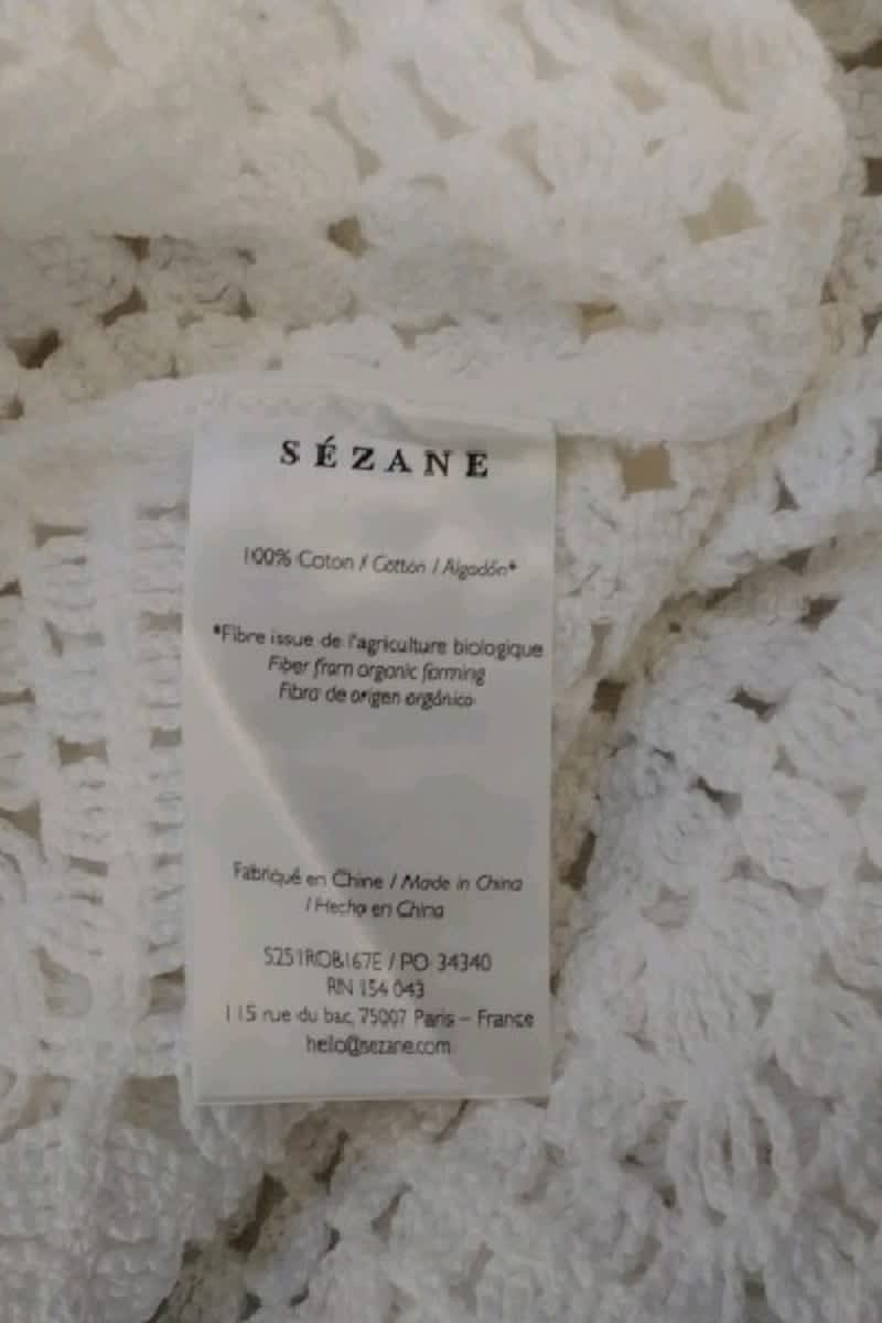 Robe Sézane  Blanc