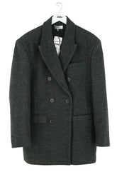Manteau Isabel Marant Anthracite en Coton, taille S - Seconde Main