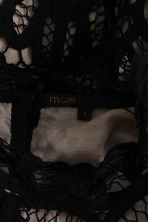 Blouse Maje Noir en Coton