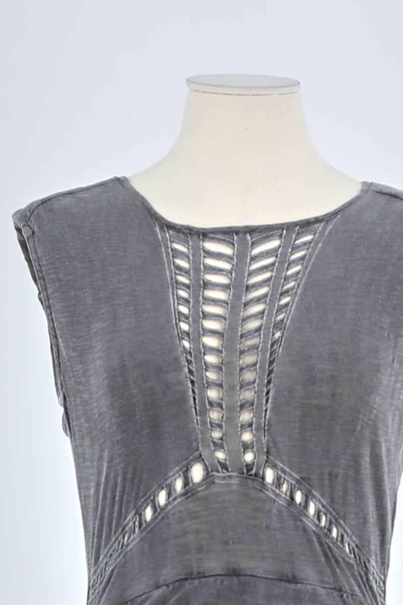 Robe Maje  Gris