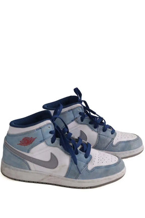 Baskets Nike Bleu en Cuir