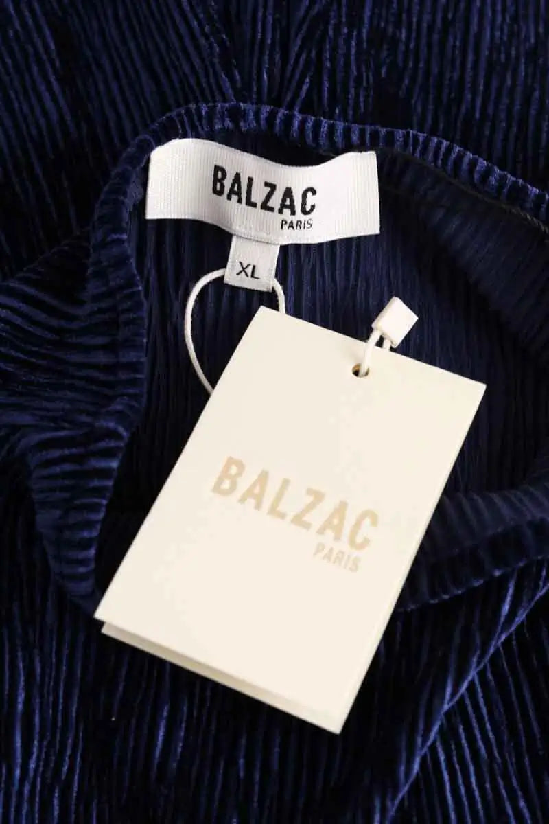 Top Balzac Bleu en Synthétique