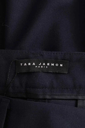 Pantalon Tara Jarmon Marine en Synthétique