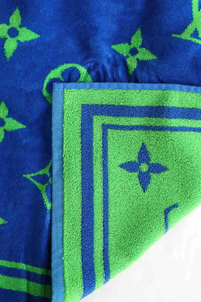 Serviette de plage Louis Vuitton Bleu en 
