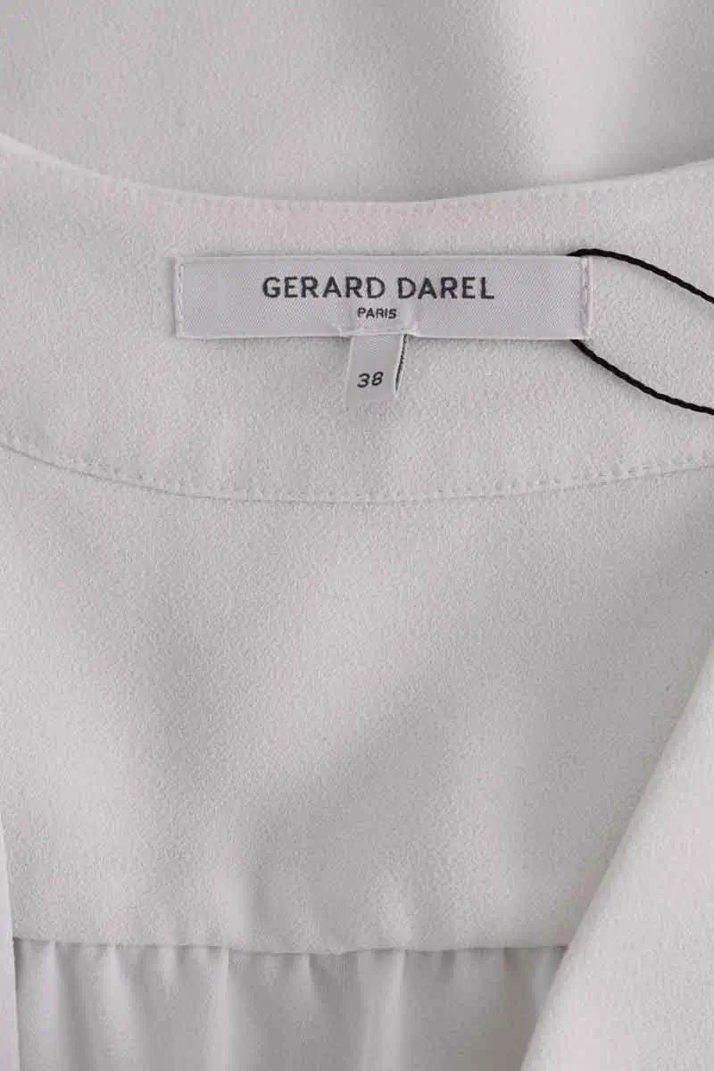 Blouse Gerard Darel Blanc en Synthétique