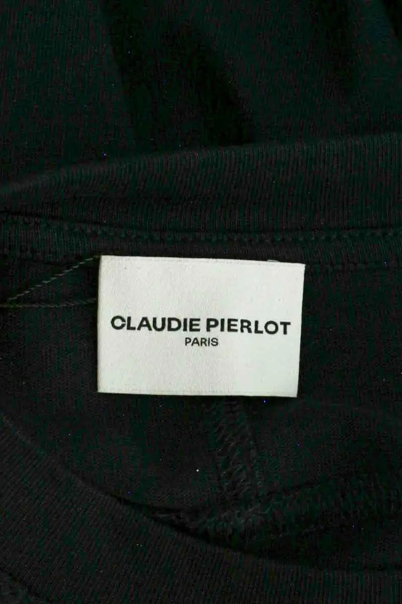 T-shirt Claudie Pierlot Marine en Coton