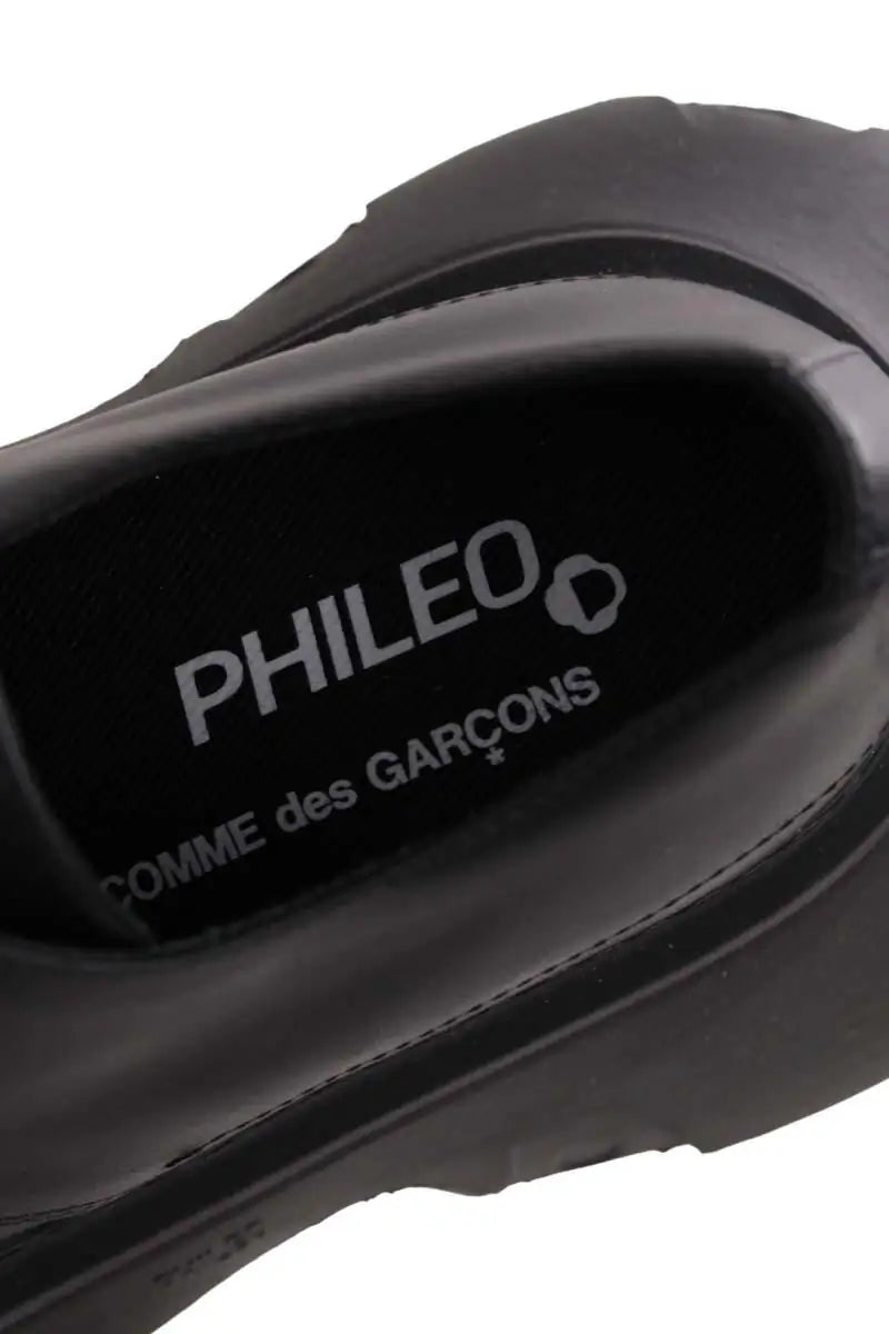 Chaussures à lacets PHILEO Noir en Cuir