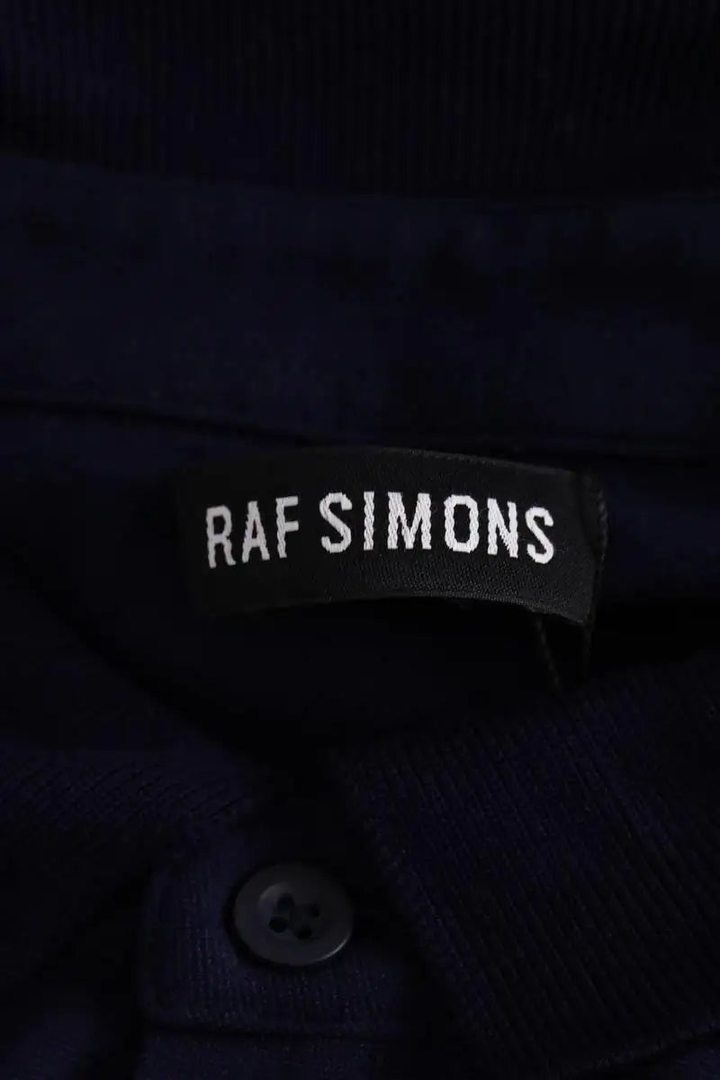 Polo Raf Simons Bleu en Viscose
