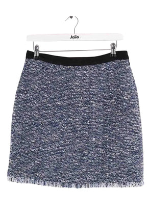 Jupe Claudie Pierlot Bleu en Tweed, taille L - Seconde Main