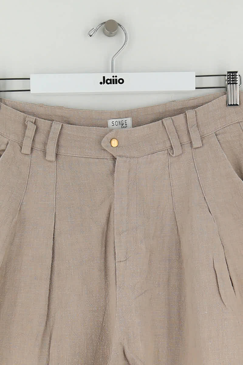 Pantalon large Songe Lab  Beige