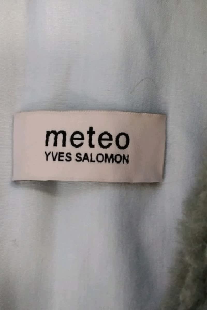 Manteau Yves Salomon  Vert