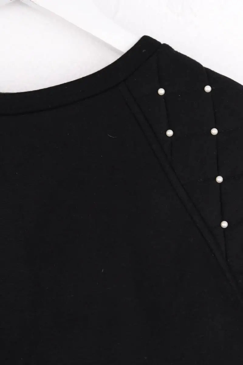 Sweatshirt Maje Noir en Coton